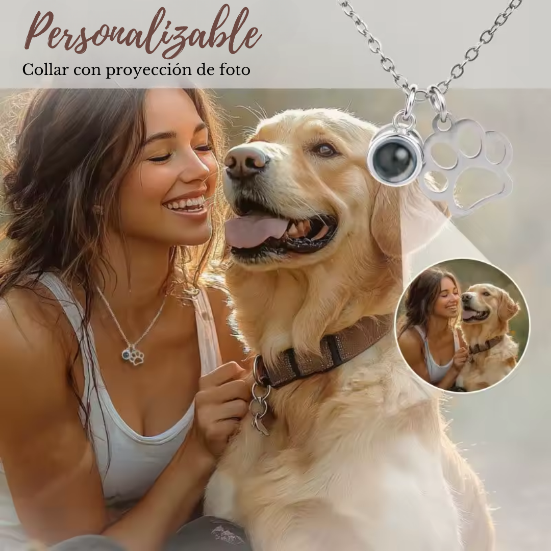 Collar con Proyección de Foto de tu Mascota