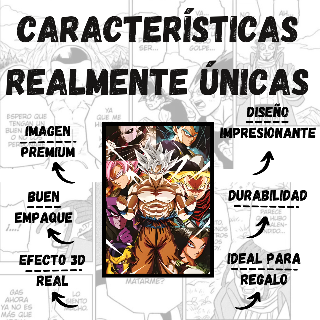 Cuadro Lenticular 3D Anime