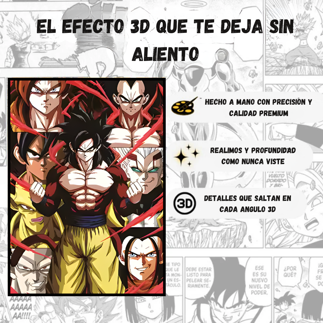 Cuadro Lenticular 3D Anime