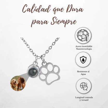 Collar con Proyección de Foto de tu Mascota
